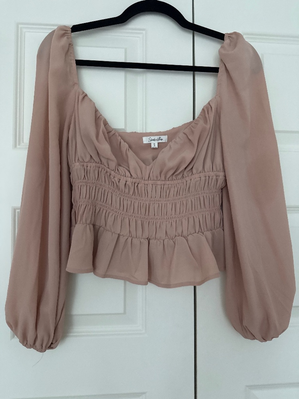 Shades of Rose blush top